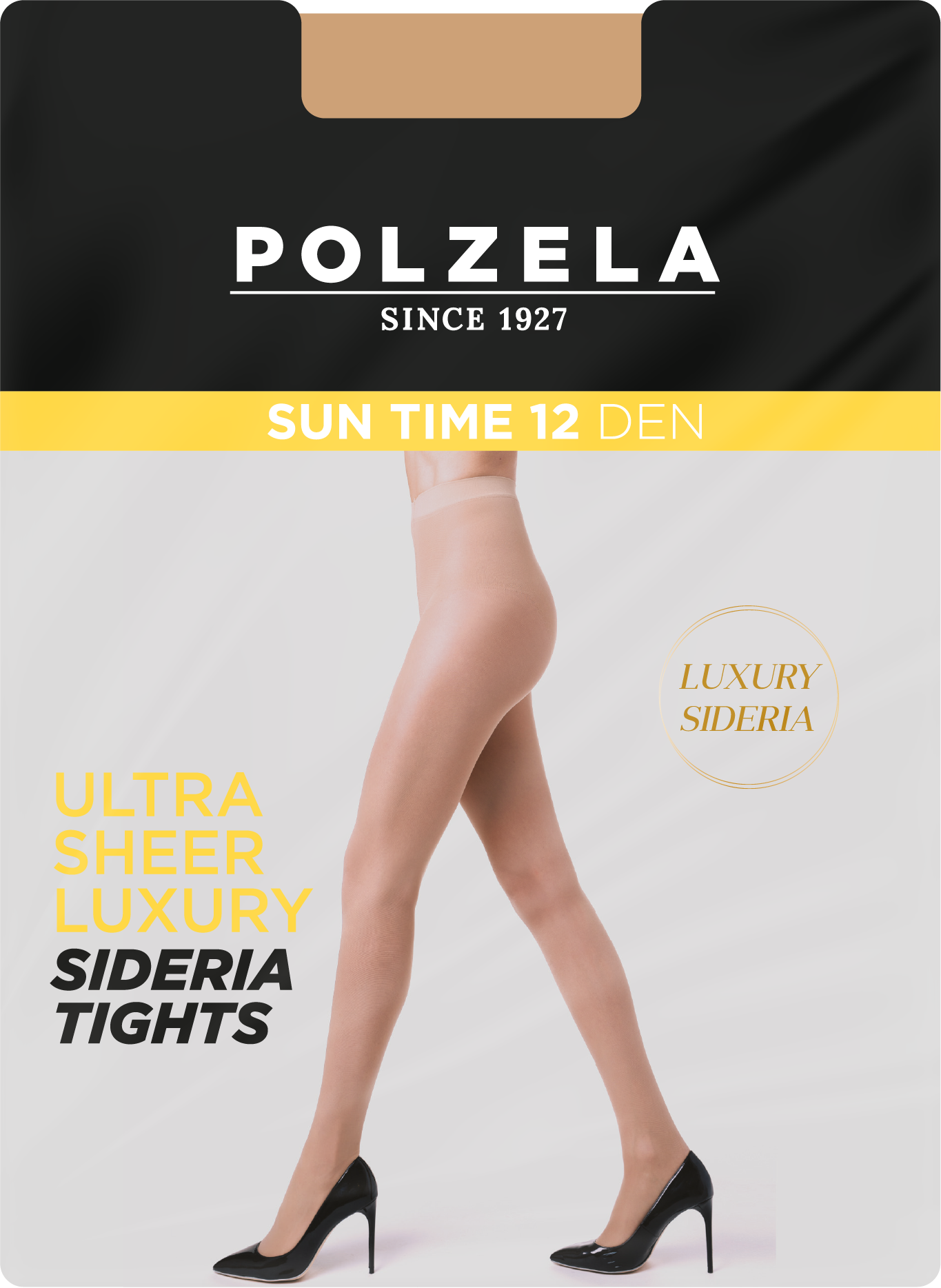 Sideria Klasične hlačne nogavice Sun Time 12 DEN (9150) - slika 3